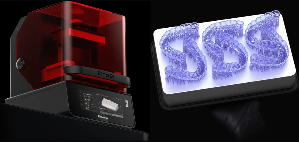 sprint pro 2 dental 3D printer for dental night guards